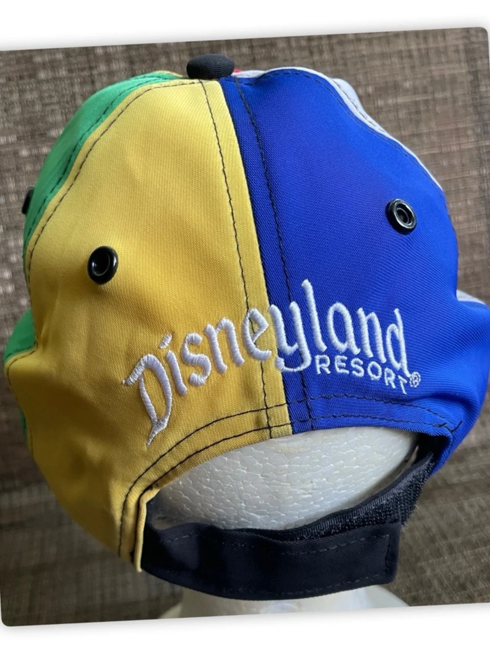 Disney‎ Resort Youth Colorblock Baseball Cap Hat Mickey Mouse Strapback 54-58 cm
